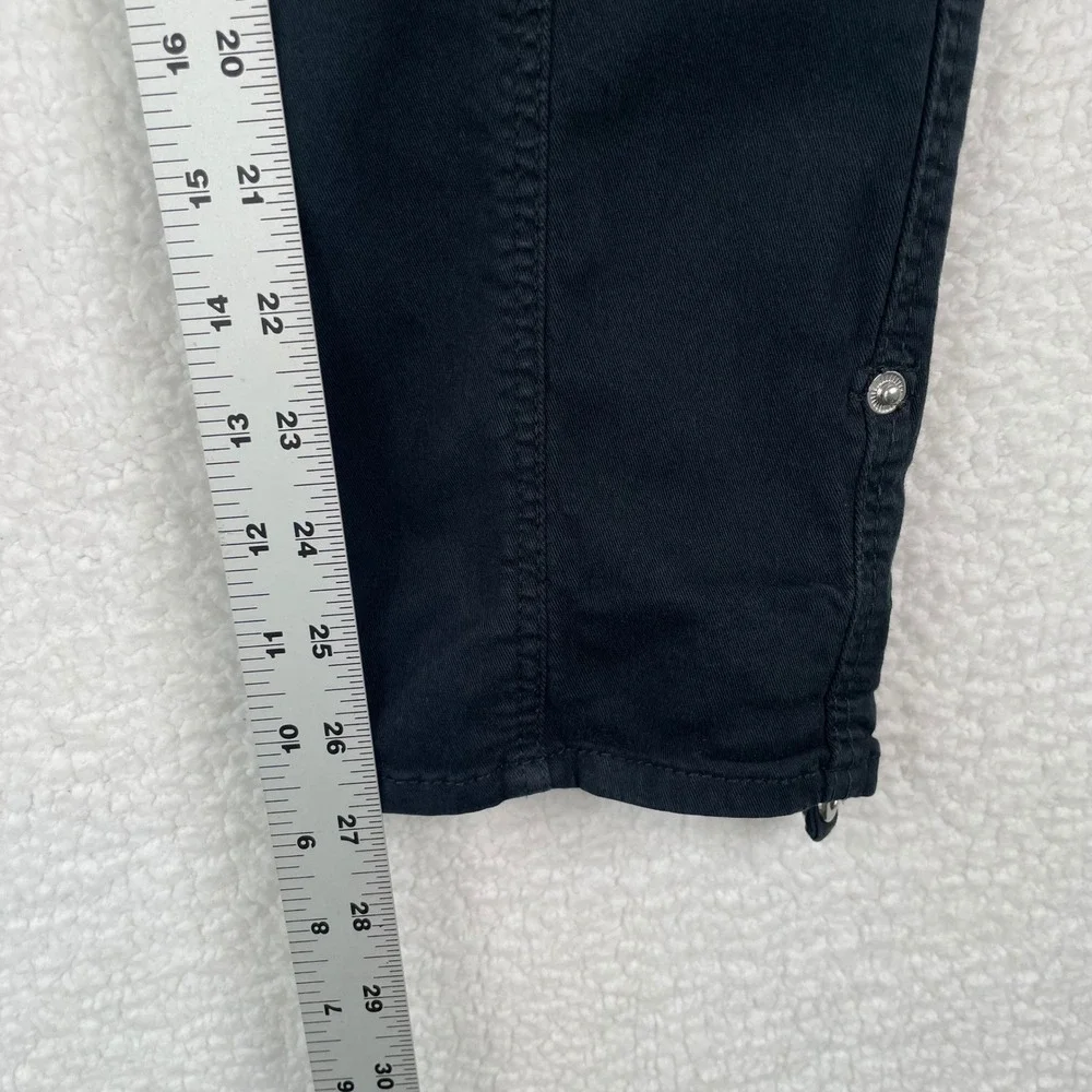 White House Black Market Pret-A-Pedi Slim Mid Rise Pants Navy  Size 6